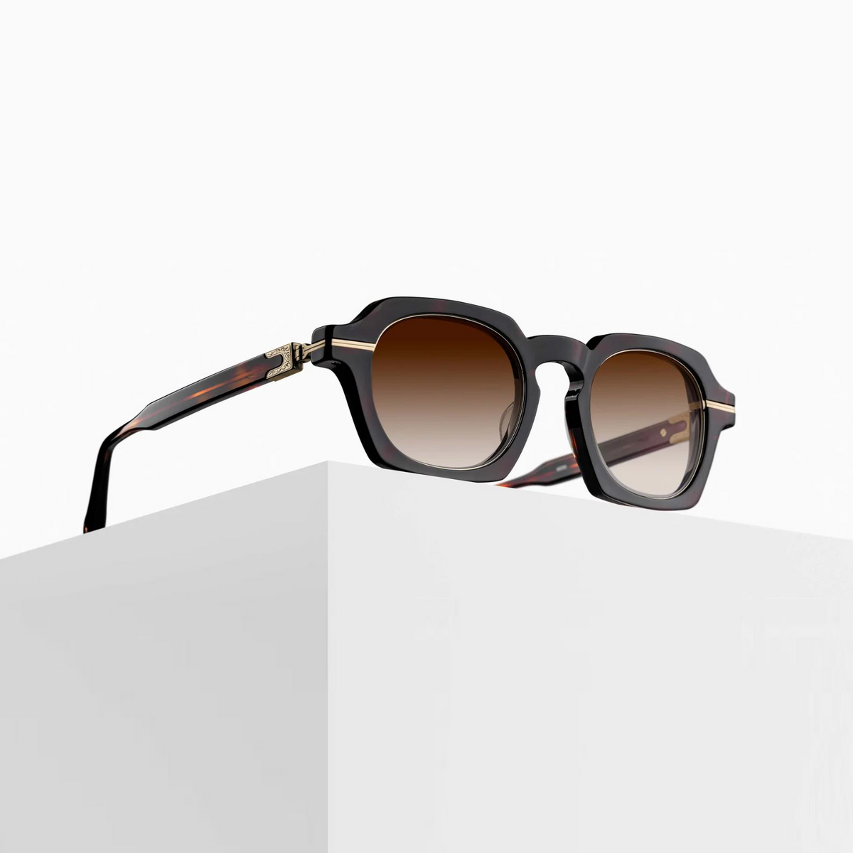 M2055 | Dark Tortoise & Antique Gold / Brown