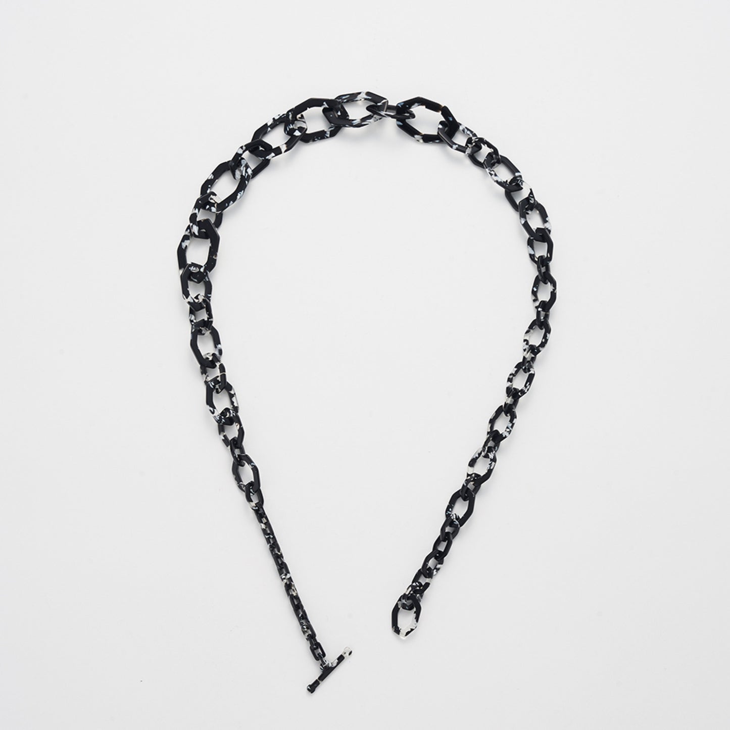 Chain Acetate Chunky Toggle | Black & White