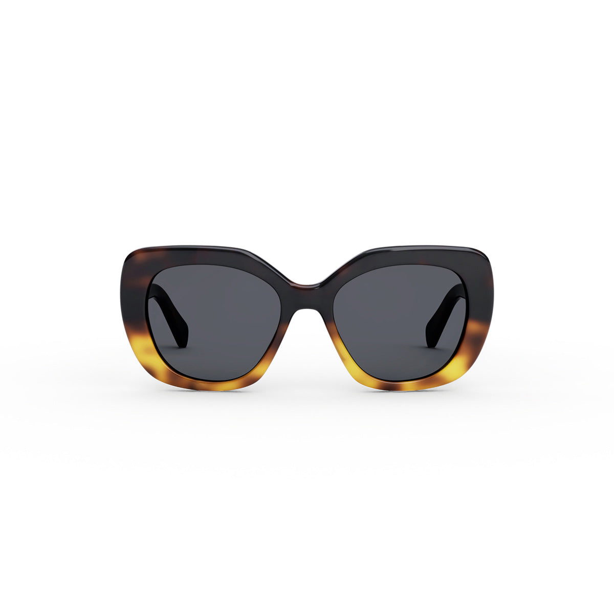 CL40226U 55 56A | Black & Havana / Gradient smoke