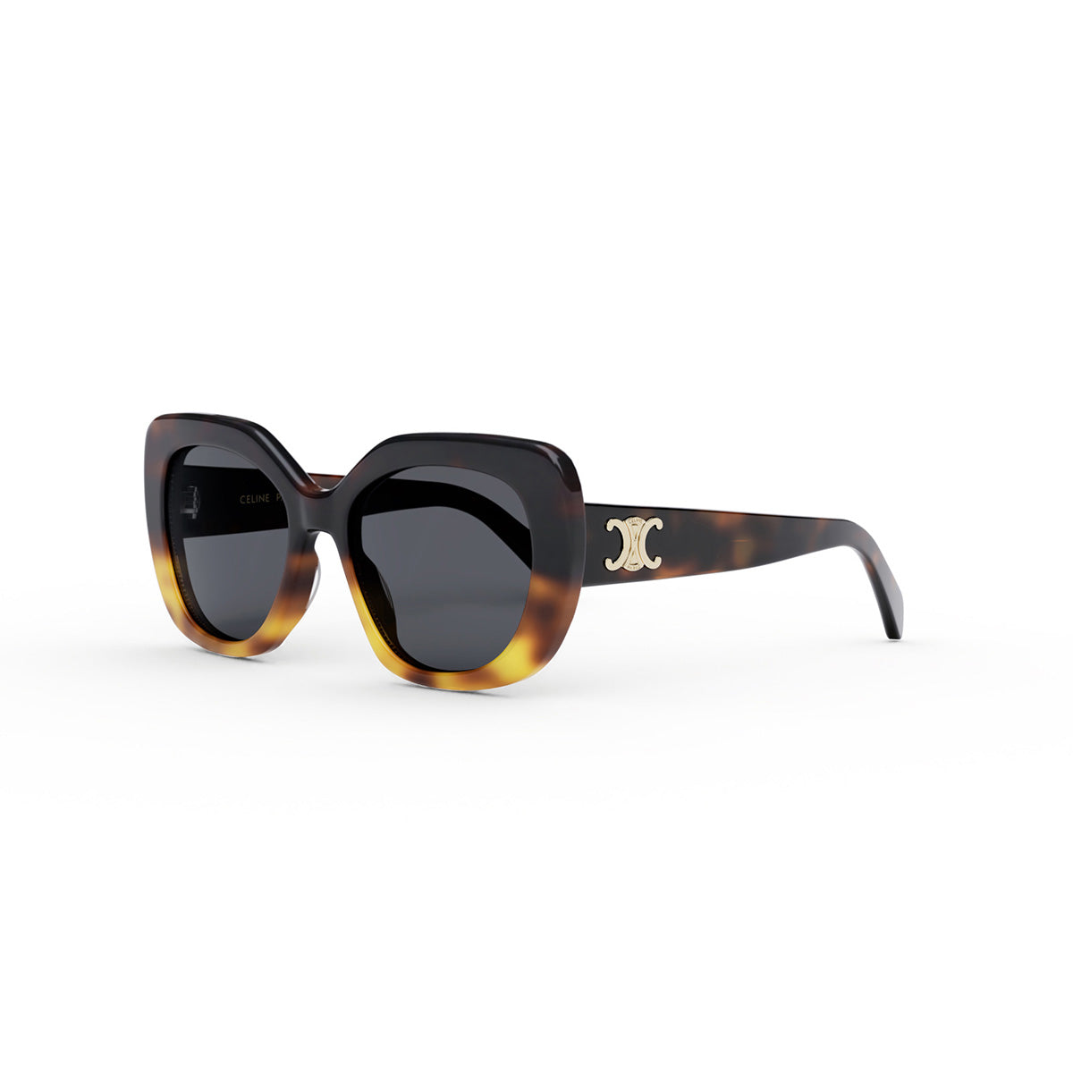 CL40226U 55 56A | Black & Havana / Gradient smoke