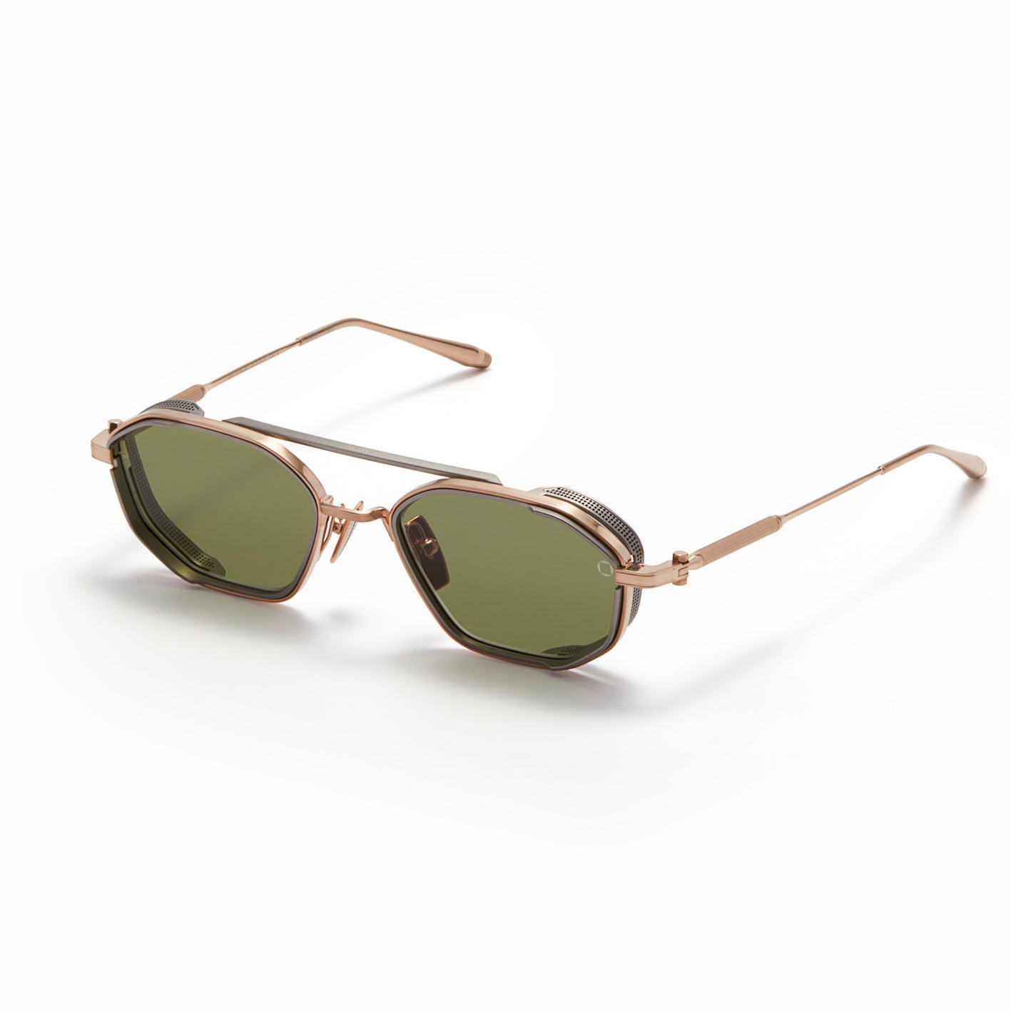 ERIS-TWO | Brushed White Gold / Dark Olive