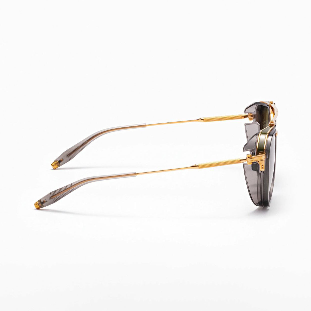 ECHO | Dark Grey Crystal & Gold / Olive Green