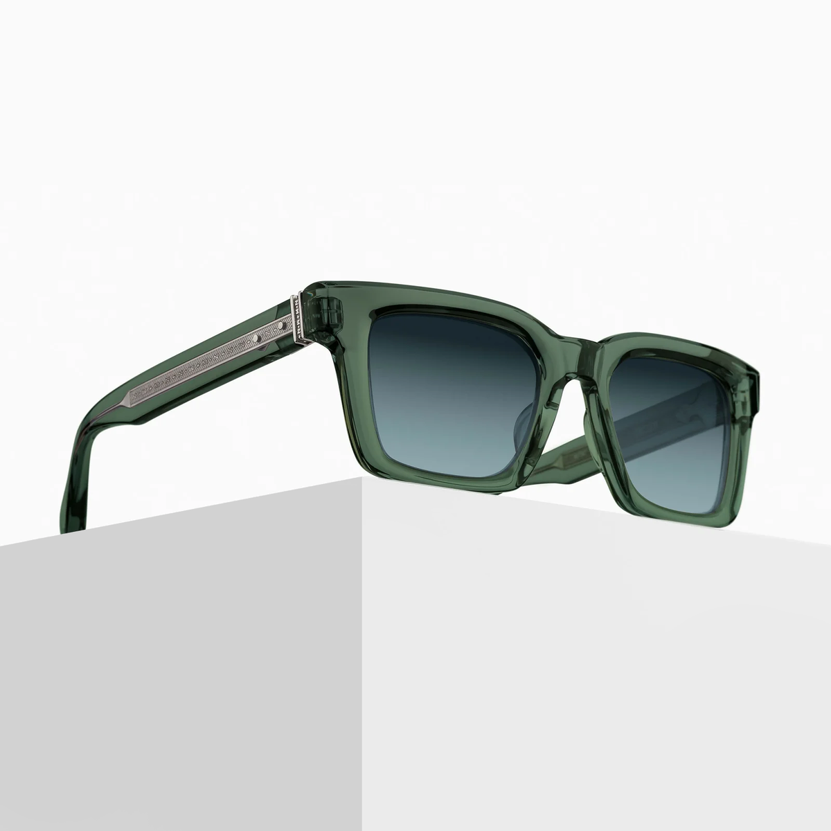 M1033 | Bottle Green / Blue Gradient