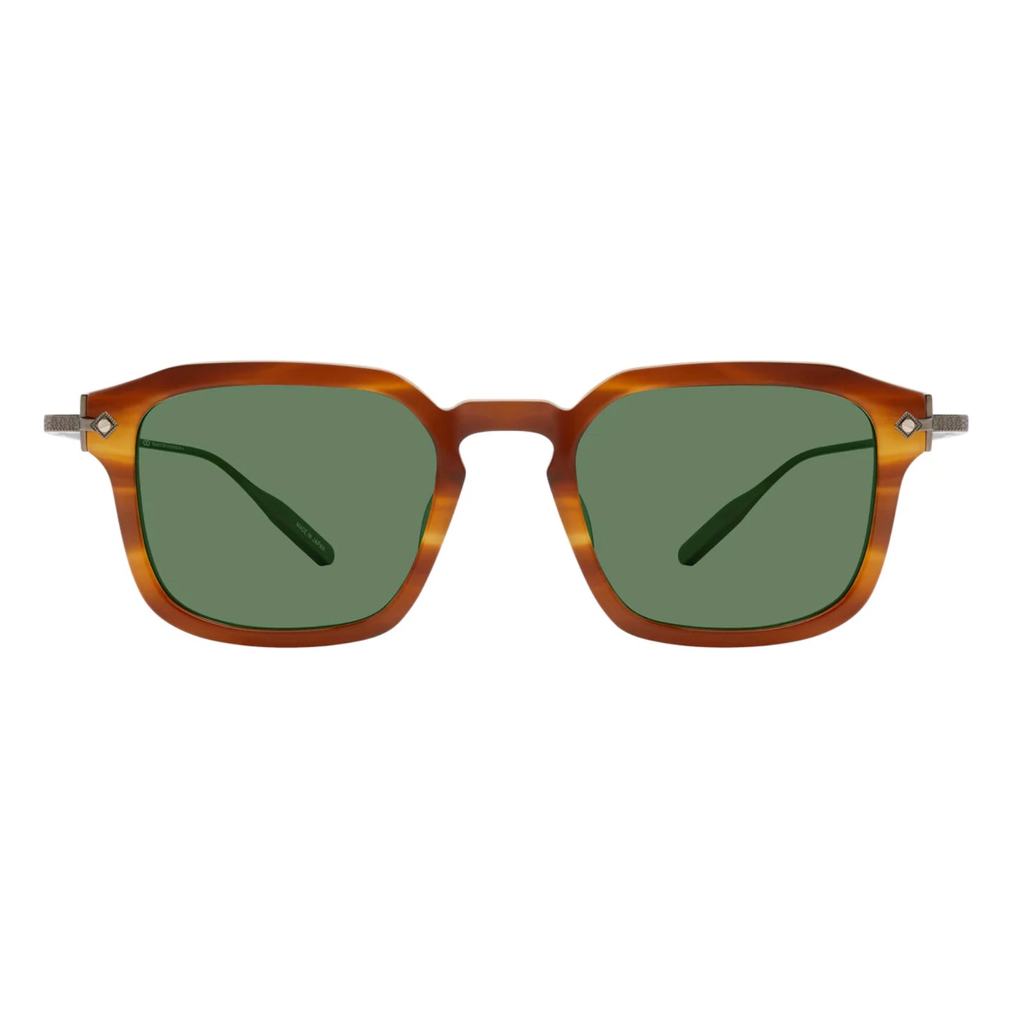 Nolan | Umber Tortoise & Antique Gold / Bottle Green