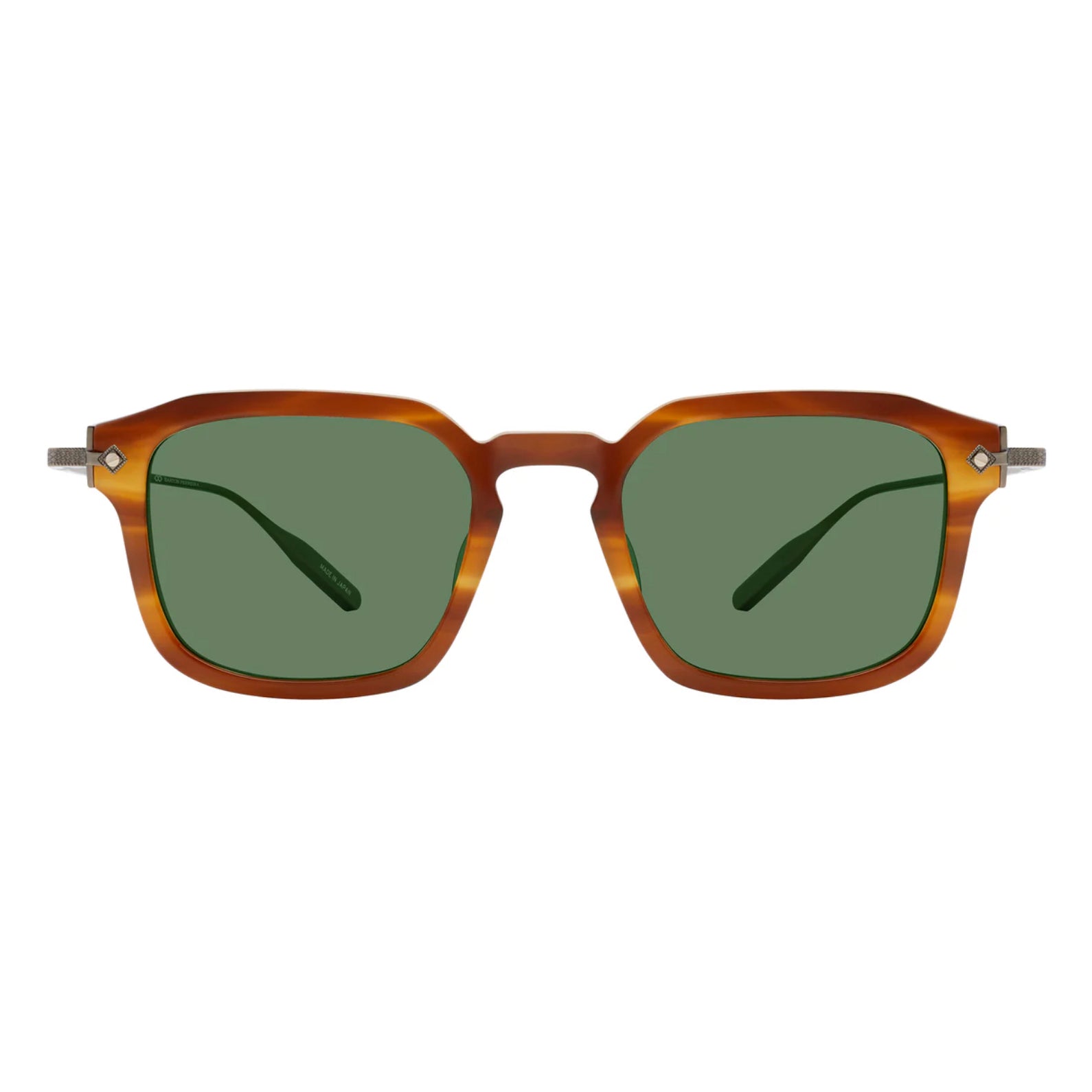 Nolan | Umber Tortoise & Antique Gold / Bottle Green