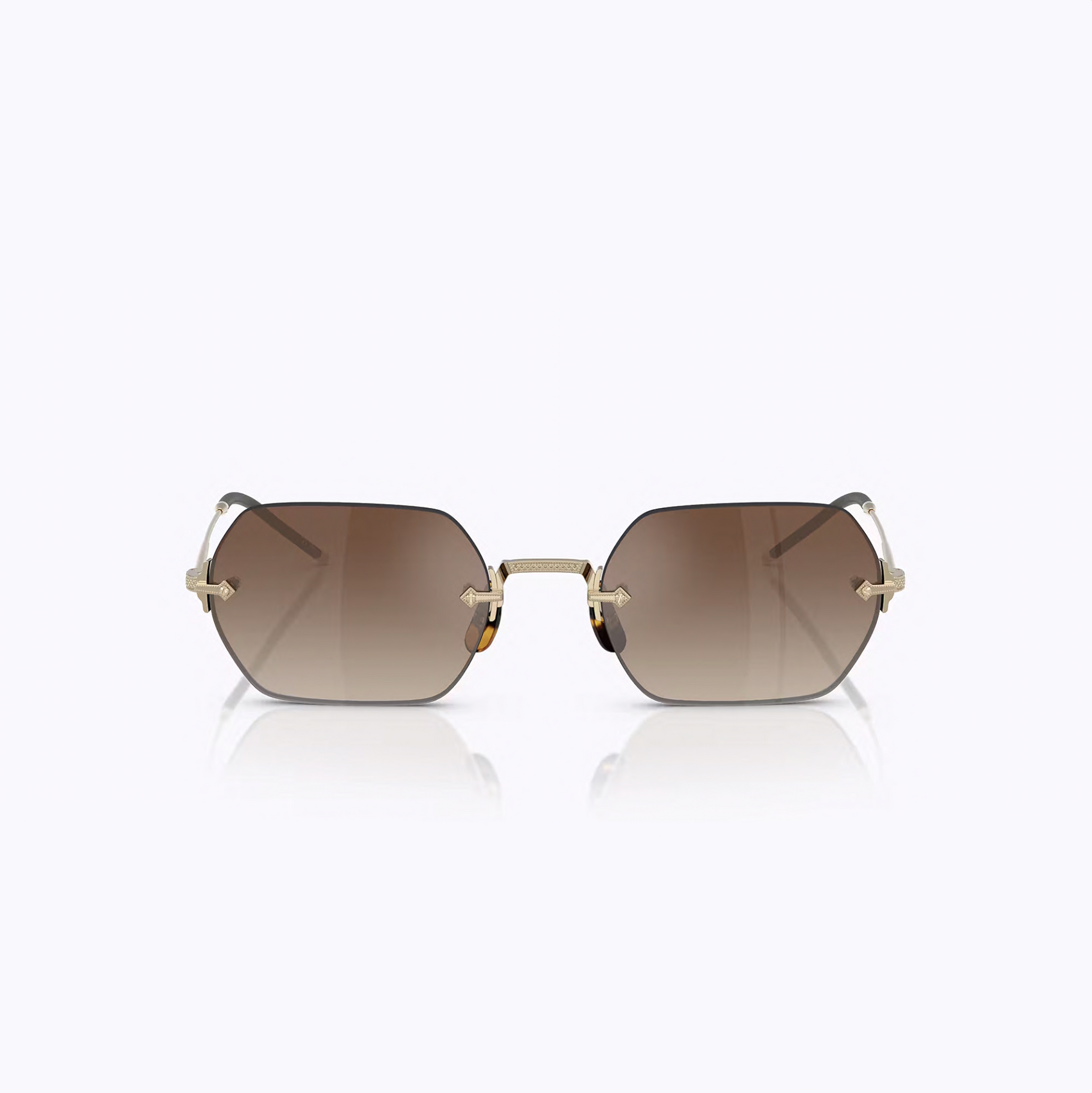 OV1353ST TK-13 | Gold / Dark Brown Gradient Mirror